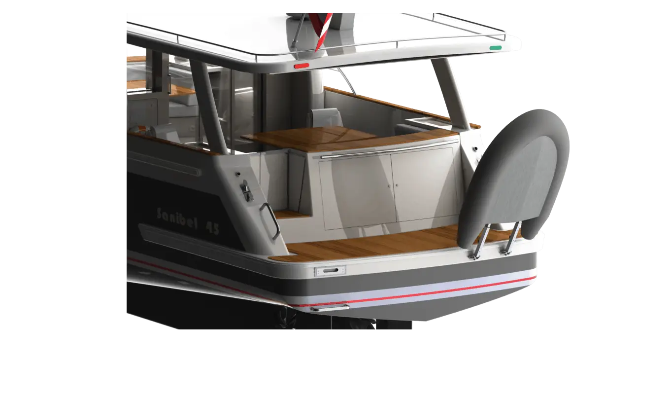 TenderConnect 40-knot heavy weather wind test on sailing yacht